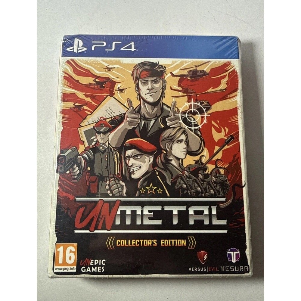 Unmetal Collector's Edition PS4 Playstation 4 + CD Soundtrack EU Ok USA Open BOX